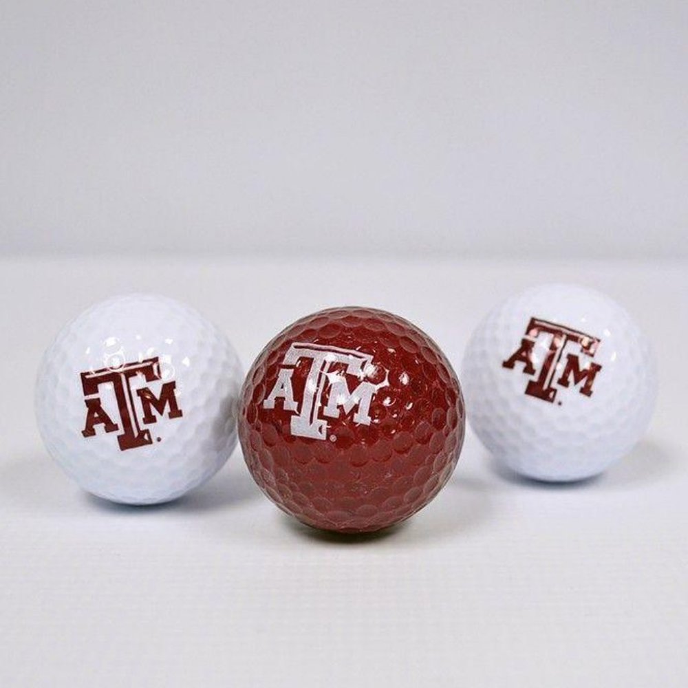 Team Golf Texas A&M Aggies 3 Ball Pack Golf Balls
